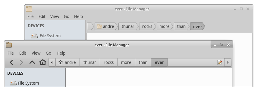 Излезе файловият мениджър на Xfce Thunar 1.8.0. Вече използва GTK+3 4